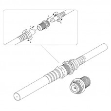 Переходник антенный, (гнездо F - гнездо F), бочка, 1 шт. REXANT