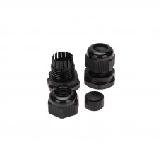 Кабельный ввод PG-16 (10-14мм) черный REXANT