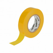 Изолента ПВХ 0,13х19мм, 25м, желтая KRANZ