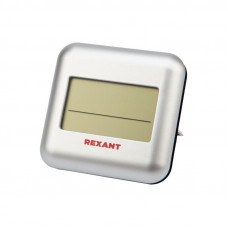 Термометр электронный S3341BF с часами и беспроводным выносным датчиком REXANT