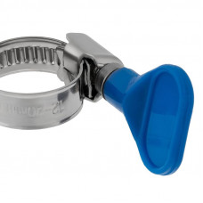 Хомут червячный 12-20/9-0,7мм, с ключом, нержавеющая сталь W2, (50 шт/уп) REXANT