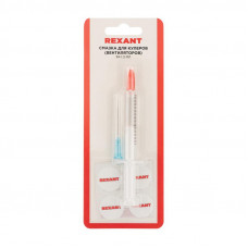 Смазка для кулеров (вентиляторов) SX-1, 2мл, (шприц, салфетки, наклейки), блистер REXANT