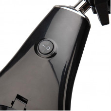 Лупа на струбцине круглая 5D с подсветкой 56 SMD LED, ø127мм, черная REXANT