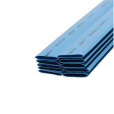 Трубка термоусаживаемая ТУТ нг 20,0/10,0мм, синяя, упаковка 10 шт. по 1м REXANT