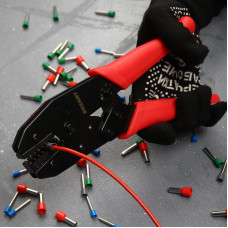 Кримпер HT-336E для обжима штыревых наконечников 0,5-4,0мм REXANT