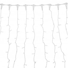 Гирлянда светодиодная Занавес 2х1,5м 360 LED СИНИЙ белый ПВХ IP54 постоянное свечение 230В блок в комплекте NEON-NIGHT
