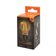 Лампа филаментная Груша A60 11,5Вт 1380Лм 2400K E27 золотистая колба REXANT