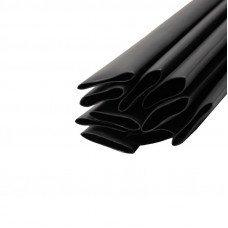 Трубка термоусаживаемая СТТК (2:1) двустенная клеевая 19,1/9,55мм, черная, упаковка 10 шт. по 1м REXANT