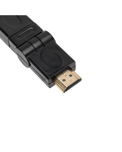Переходник штекер HDMI - гнездо HDMI, поворотный REXANT