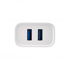 Сетевое зарядное устройство для iPhone/iPad REXANT 2 x USB, 5V, 2.4 A, белое