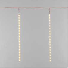 Гирлянда Тающие сосульки светодиодная, 8 шт х 50 см, шаг 50 см, 230 В, Теплые Белые светодиоды