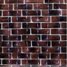 Гирлянда Светодиодный Дождь 3х2 м, эффект водопада, прозрачный провод, 230 В, диоды белые, 240 LED