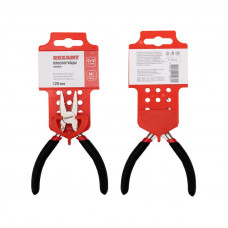 Плоскогубцы мини 120мм никелированные, авторазжим, обливные рукоятки REXANT