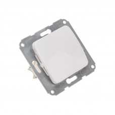 DEA Выключатель 1кл с/у 10А мех. Бел KRANZ