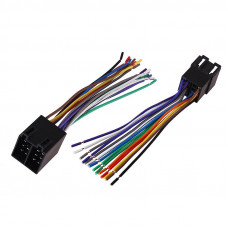 Разъем для автомагнитолы 'Евро' ISO, штекер сдвоенный, 1шт. REXANT