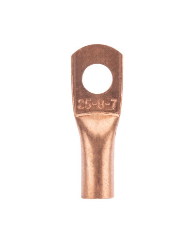 Наконечник медный ТМ 25-8-7 (25мм² - Ø8мм) (в упак. 5 шт.) REXANT