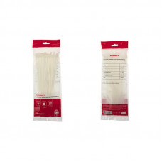 Стяжка кабельная нейлоновая 250x3,6мм, белая (100 шт/уп) REXANT
