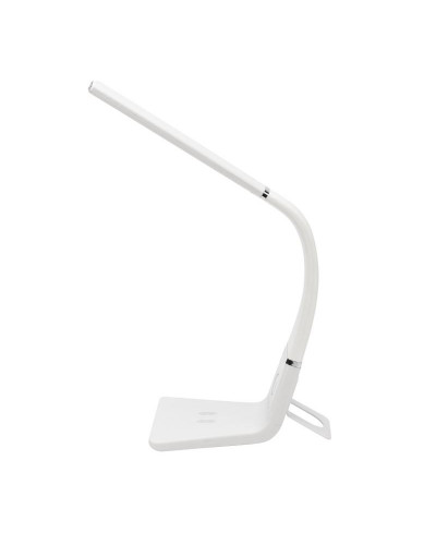 Светильник настольный Cloud LED 2700-6500К, встроенная беспроводная и проводная USB-зарядка устройств, диммер, гибкий поворот REXANT
