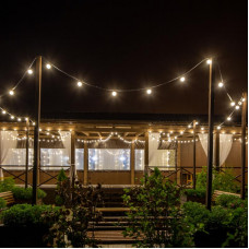 Белт-Лайт 20м, черный каучук, шаг 50см, 40 патронов, IP44