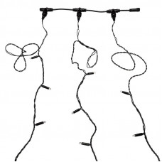 Гирлянда LED ClipLight 24V, 3 нити по 10 метров, цвет диодов Белый