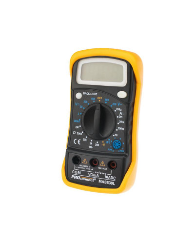 Портативный мультиметр MAS830L (DT850L) PROconnect