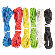 Набор автопровода «Радуга» 1х0,50мм, 6 цветов (белый, желтый, зеленый, красный, синий, черный) по 3м REXANT