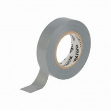 Изолента ПВХ 0,13х19мм, 25м, серая KRANZ