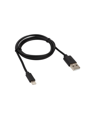 Кабель USB-A – Lightning для Apple, 1А, 1м, ПВХ, черный REXANT