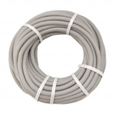 Труба гофрированная из ПВХ, с зондом, Ø25мм (бухта 10 м/уп) REXANT