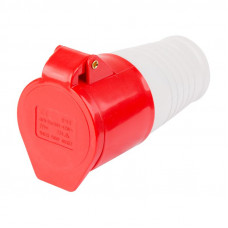 Розетка 224 переносная 3Р+РЕ 32А 380В IP44 REXANT