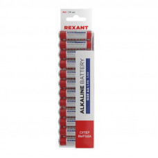 Батарейка алкалиновая AA/LR6, 1,5В, 24 шт, блистер REXANT