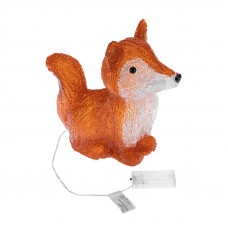 Акриловая светодиодная фигура Лисенок 28х15х26 см, батарейки 2хAA (не входят в комплект), 30 светодиодов NEON-NIGHT