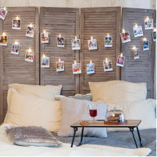 Гирлянда светодиодная Прищепки 30 LED, 5 м, теплый белый цвет свечения NEON-NIGHT