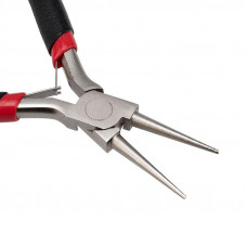 Круглогубцы Мини 120мм никелированные, авторазжим, обливные рукоятки REXANT