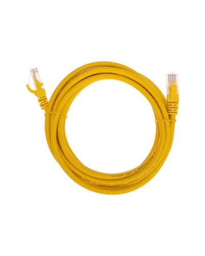 Патч-корд U/UTP, CAT 6, RJ45-RJ45, 26AWG, LSZH, желтый, 3м REXANT