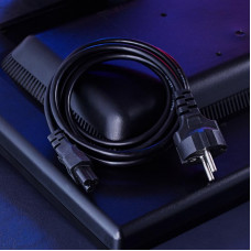 Шнур сетевой, вилка СЕЕ 7/16 - разъем IEC 320 C7, кабель 2x0,75 мм², длина 5 метров (PE пакет) REXANT