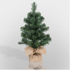 Елочка 45см в плетеном мешочке, ПВХ