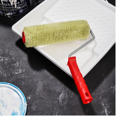 Валик полиакрил зеленый, ворс 18 мм. ширина ролика 240 мм, Ø 42 мм, бюгель 8 мм серия «Мастер» REXANT