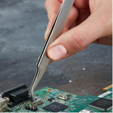 Пинцет изогнутый, узкий 125мм (блистер) REXANT