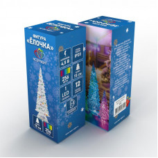 Фигура светодиодная Елочка, 15 см, RGB