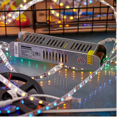 Источник питания компактный 12V, 120W с разъемами под винт (IP20)