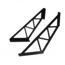 Кронштейн в стиле лофт для крепления полок, настенный, черный REXANT