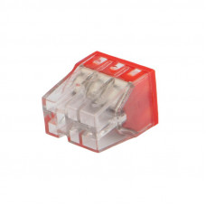 Экспресс-клемма с пастой REXANT СМК 2273-246, 6-проводная 0.5-2.5 мм², прозрачная (100 шт./уп.)