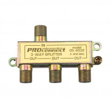 Делитель ТВх3 под F-разъем, 5-900МГц PROconnect