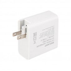 Сетевое зарядное устройство для iPhone/iPad REXANT 2xUSB+USB Type-С, переходник + адаптер, 48W белое