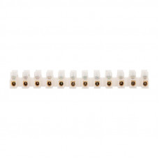 Клеммная колодка винтовая KВ-16 (6-16 мм²), ток 30 A, полиэтилен белый, индивидуальная упаковка, 1 шт. (ЗВИ) REXANT