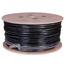 Кабель витая пара F/UTP, CAT 5, PE, 25PR, 24AWG, OUTDOOR, SOLID, черный, 305м, REXANT