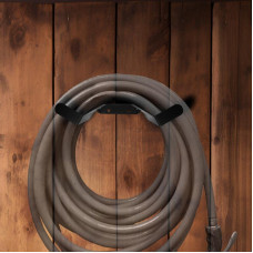 Держатель садовый для хранения поливочного шланга, настенный, черный REXANT