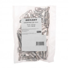 Наконечник медный луженый ТМЛ 10-5-5 (10мм² - Ø 5мм) ГОСТ 7386-80 (в упак. 100 шт.) REXANT