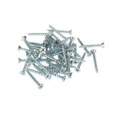 Саморез оконный острый 4,1х30мм, белый цинк, короб (500 шт/уп) KRANZ